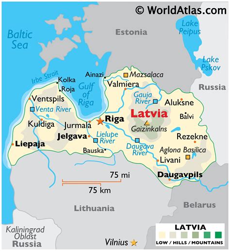 where is Riga latvia located